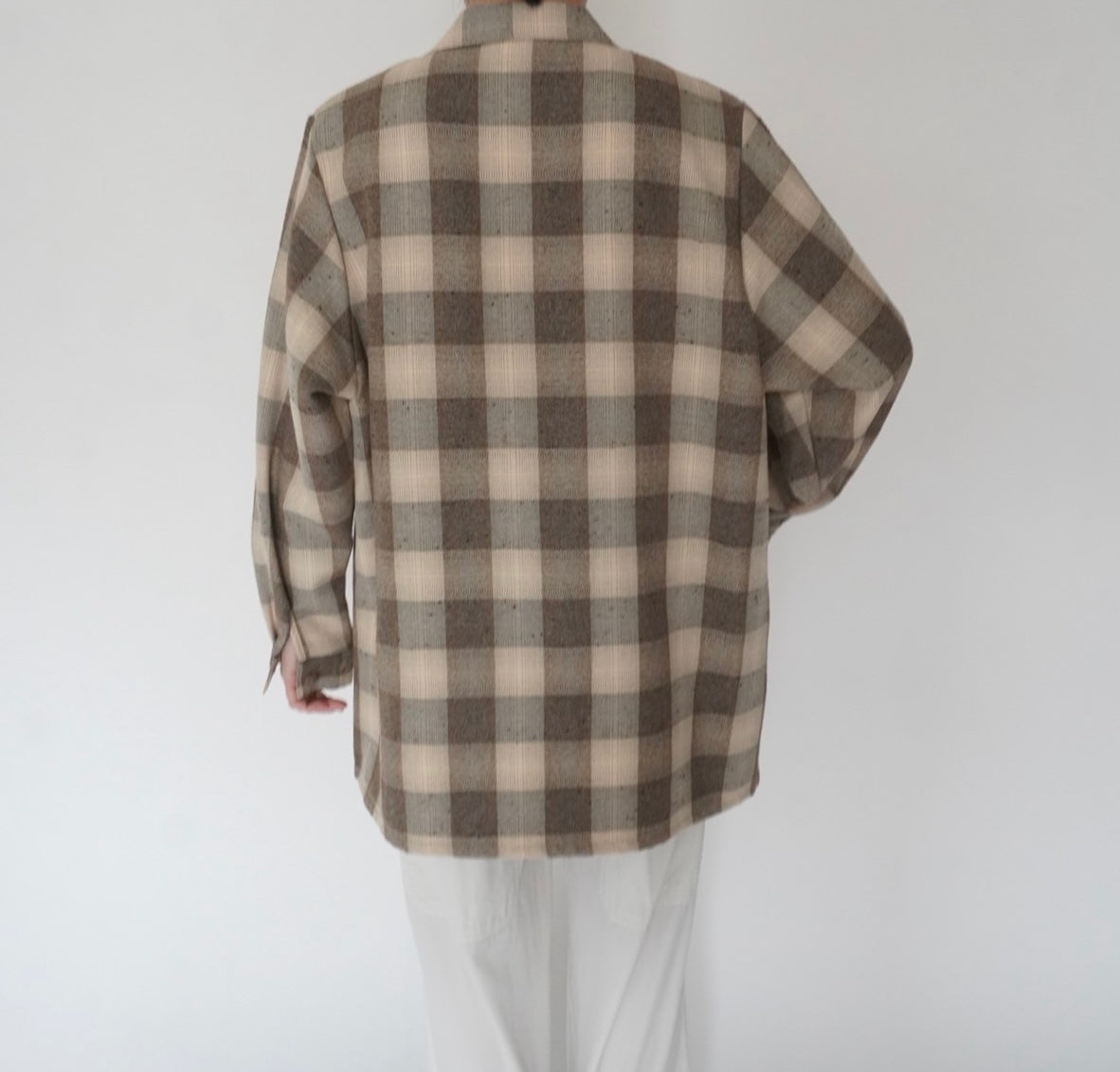 90s Plaid Shirt Jacket
