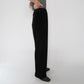90s Black Velour Pants Made in USA