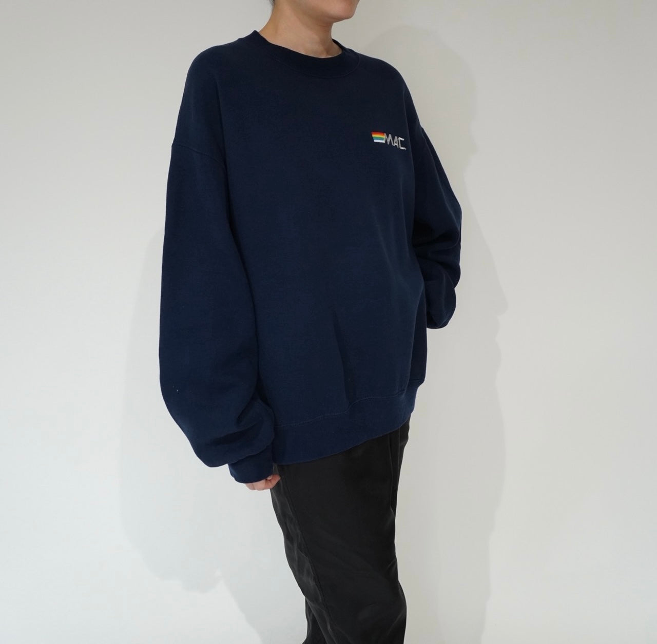 90s "MAC" Embroidery Sweater Made in USA