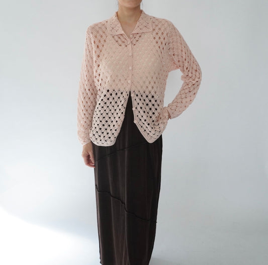 90s Crochet Shirt