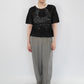 90s Cord Lace Top
