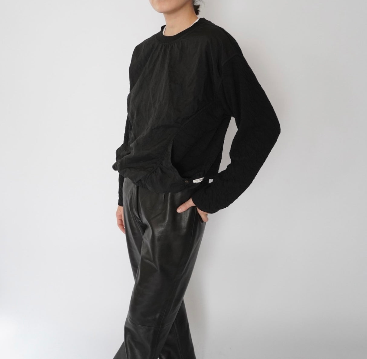 90s Nylon×Cotton Top