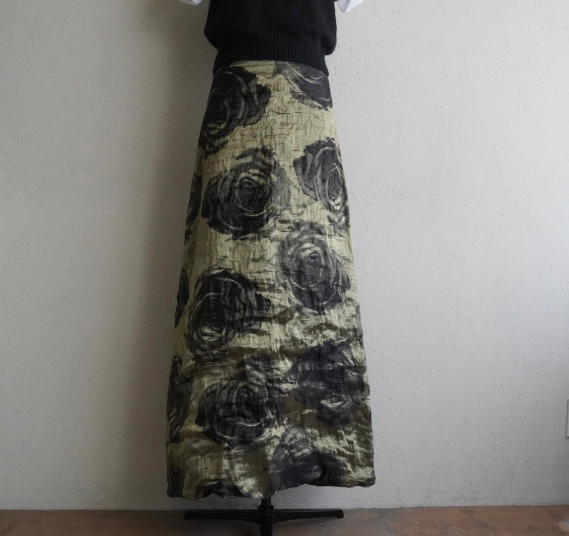 90s Silk Maxi Skirt Made in Italy