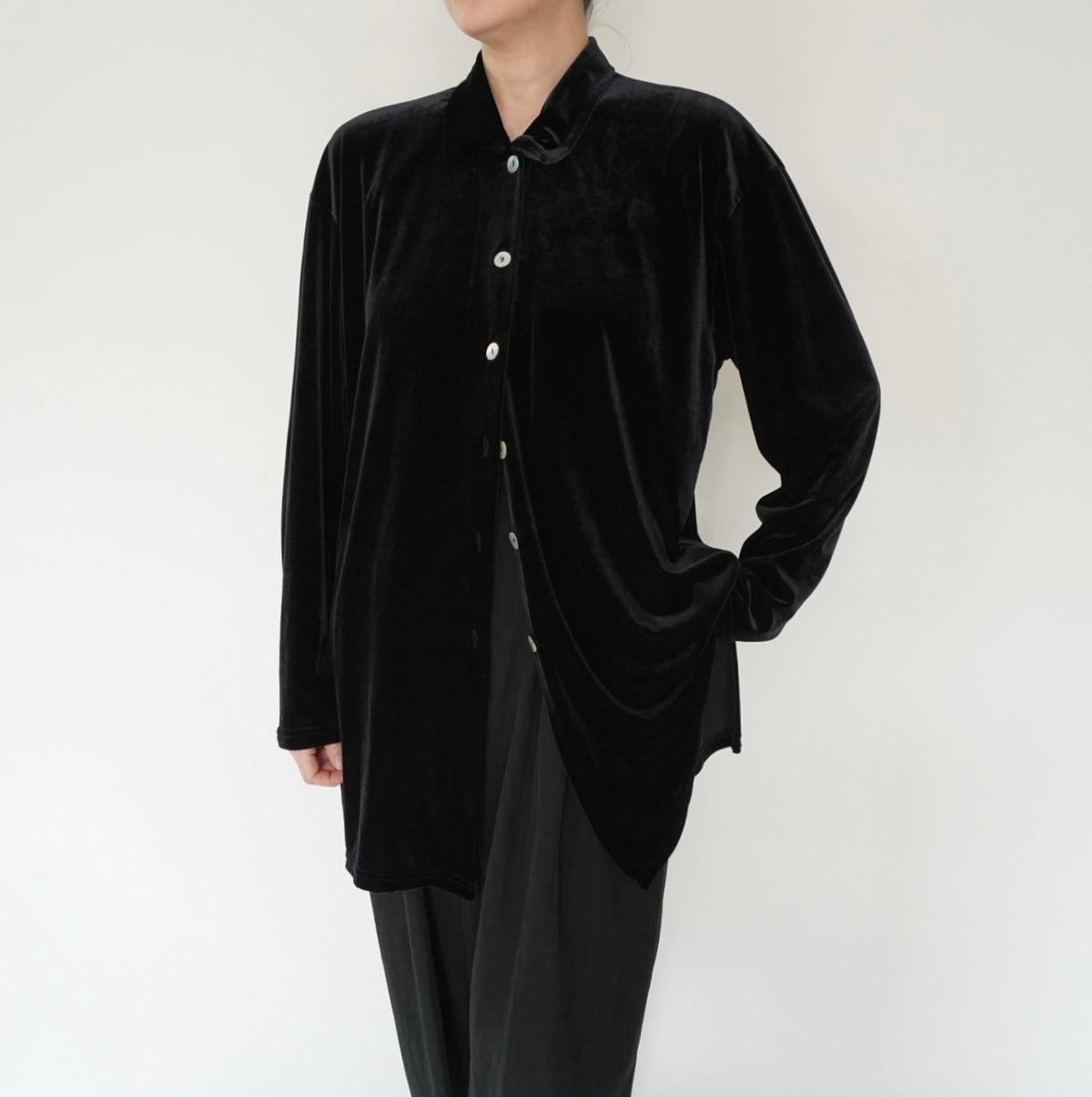 80s Velour Shirt Made in USA