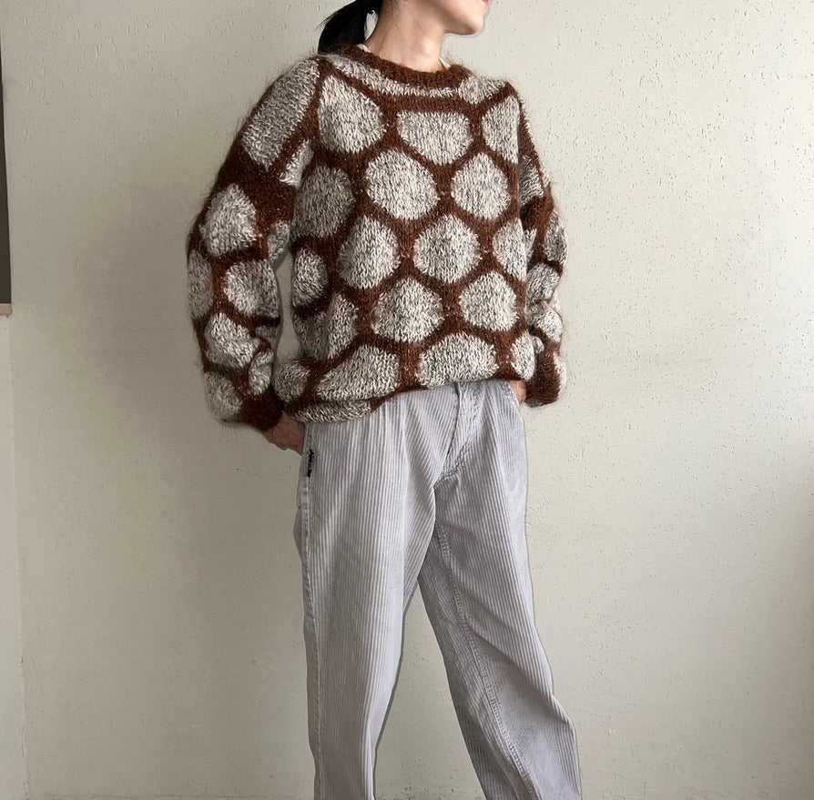 80s Pattern Knit Made in Italy