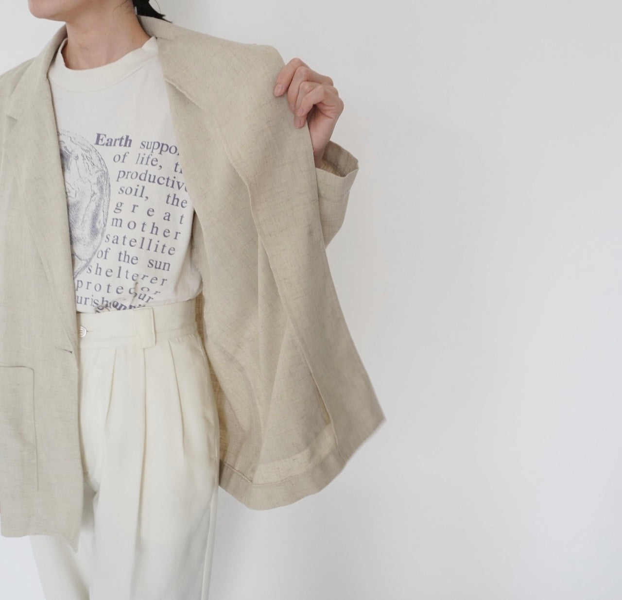 90s Rayon Light Jacket