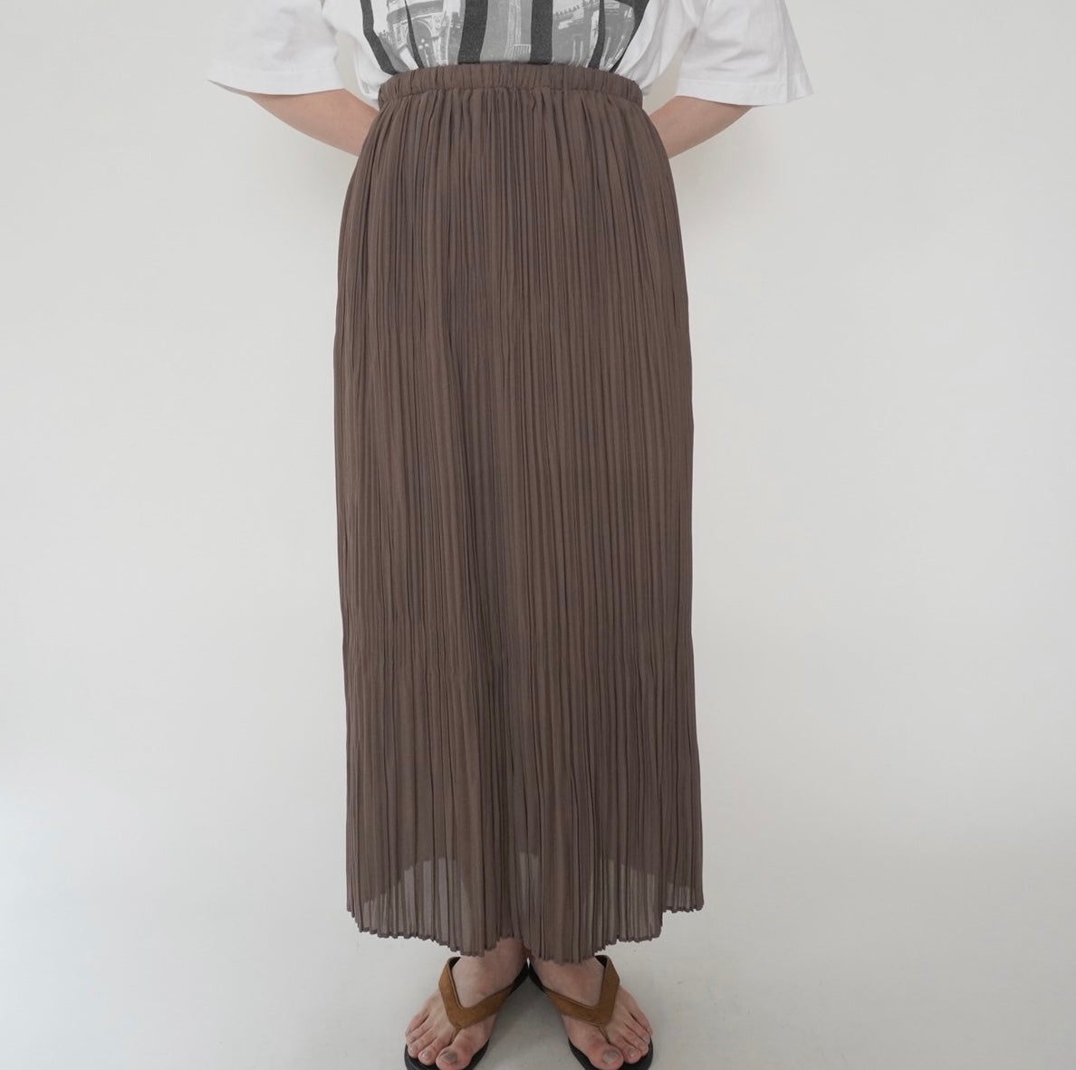 90s Pleated Design Skirt Made in USA