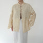 90s Pleated Silk Blouse