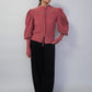 80s Embroidery Knit Cardigan