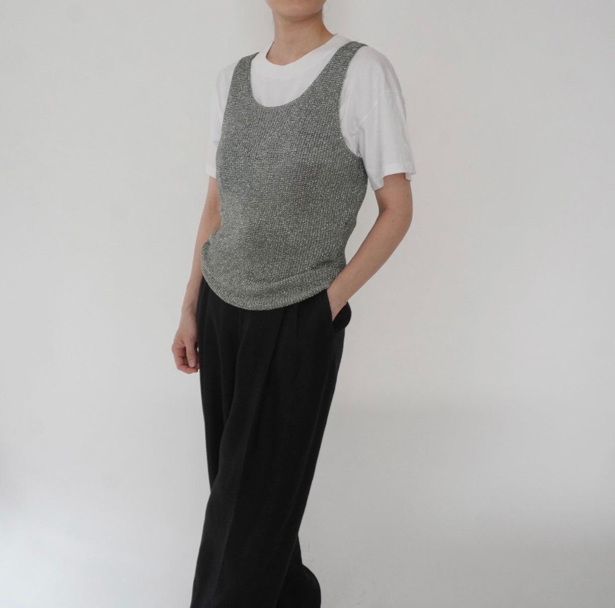 90s Silver Top