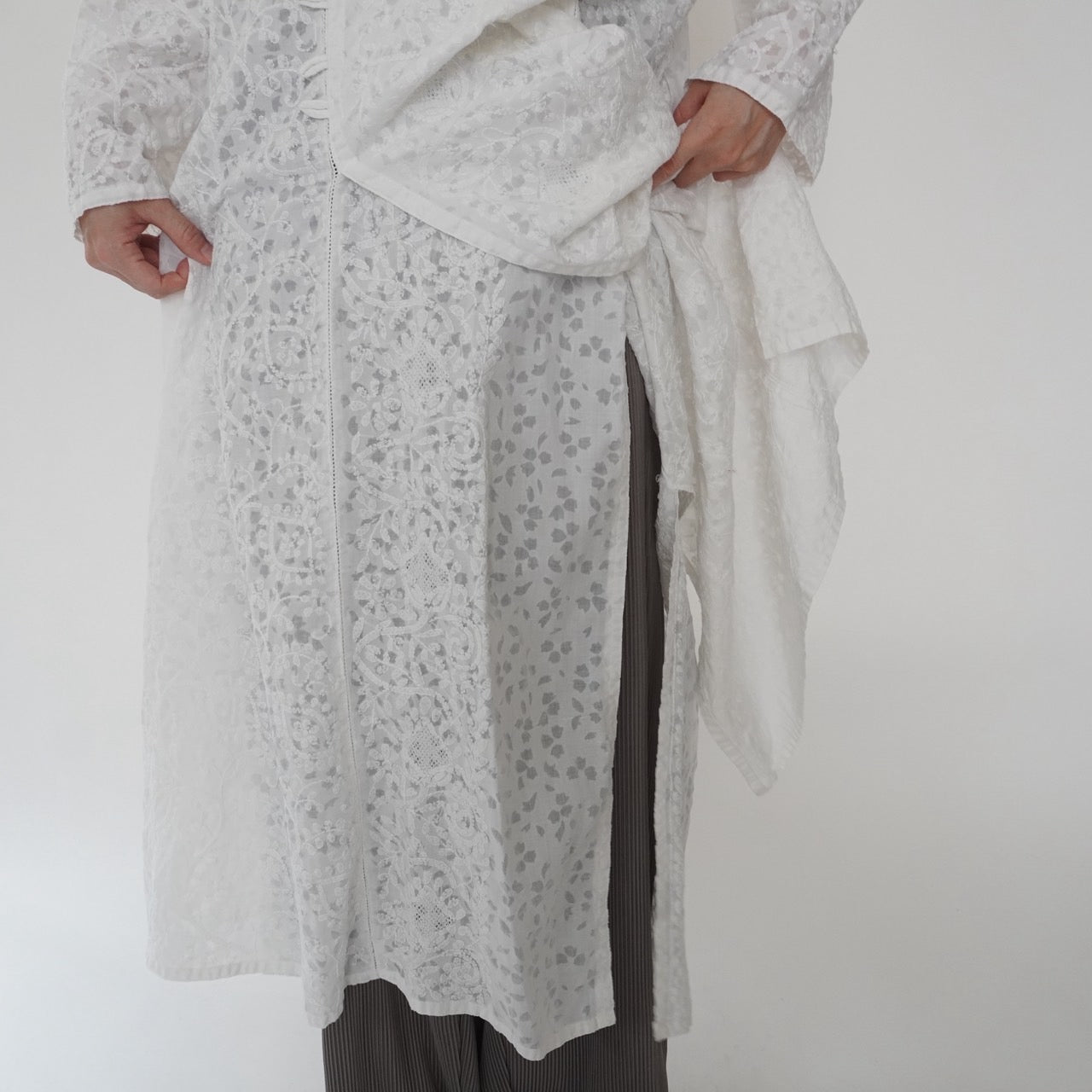 80s Embroidery Dress