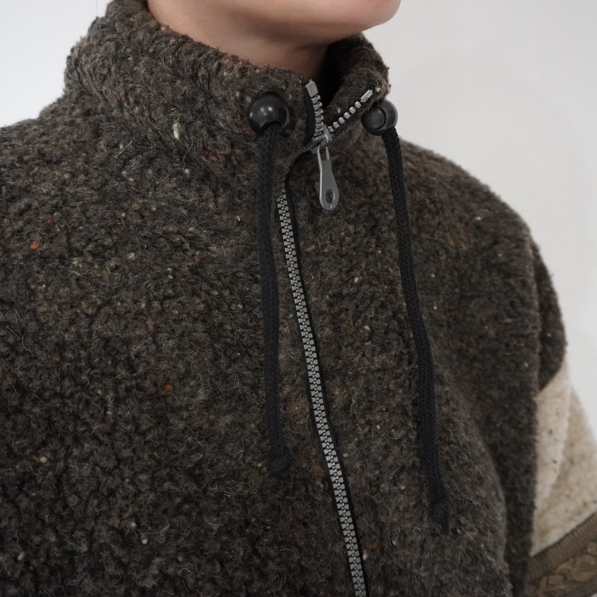 90s Design Fleece Jacket Made in Italy