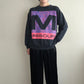 90s Printed Sweater Made in USA