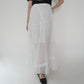 90s Cotton Lace Design Skirt Made in Italy