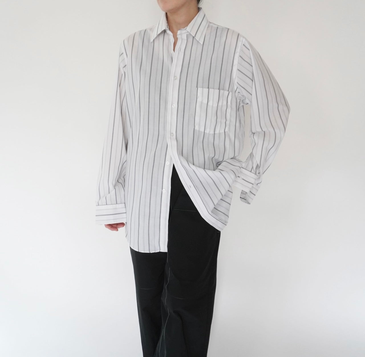 90s Striped Shirt Made in USA
