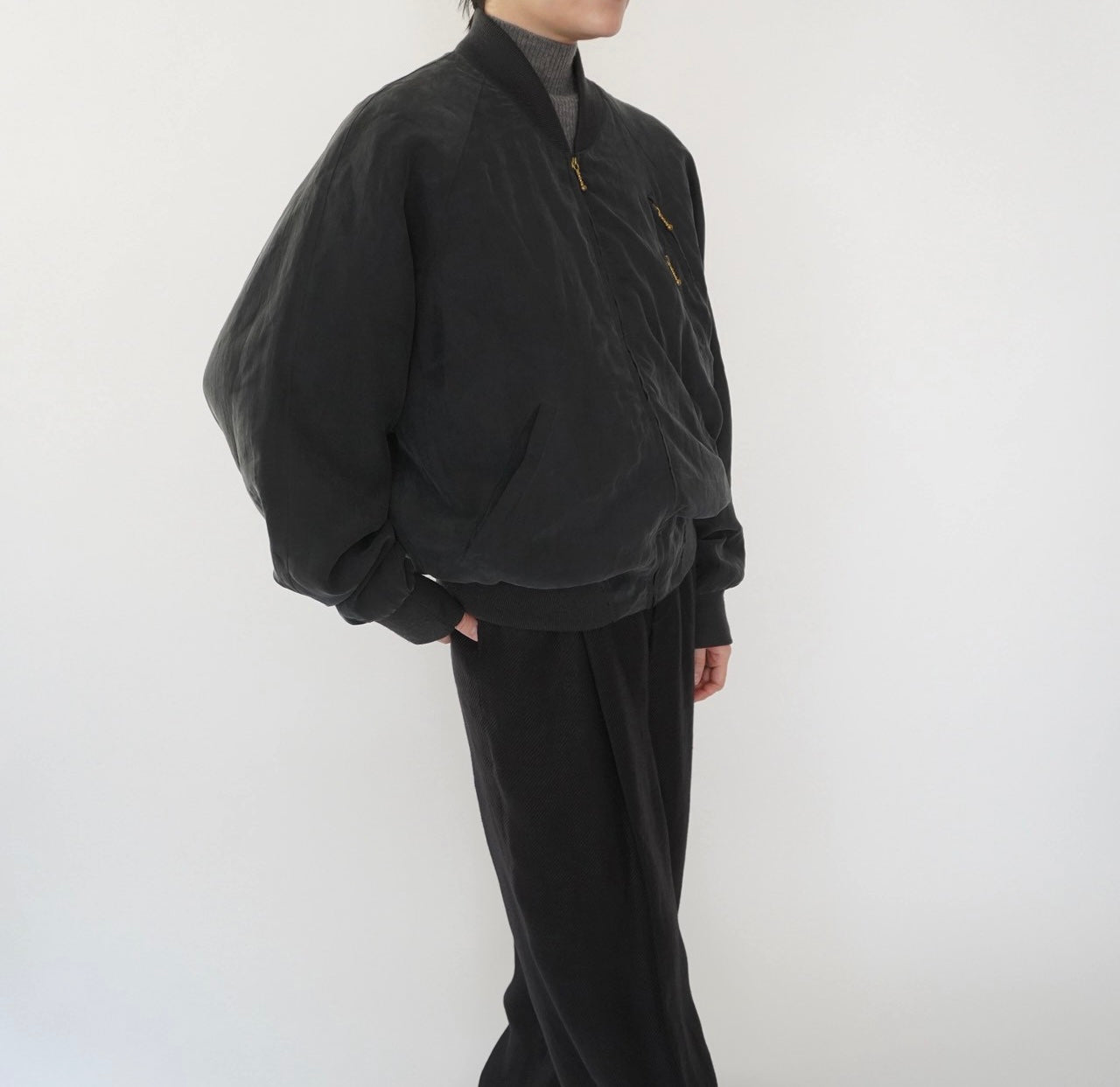 90s EURO Silk Design Light Jacket