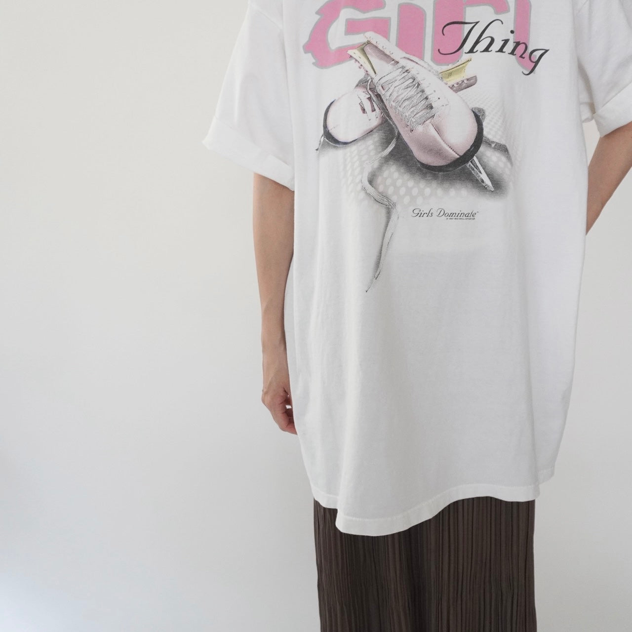 90s Printed Long T-shirt Made in Canada