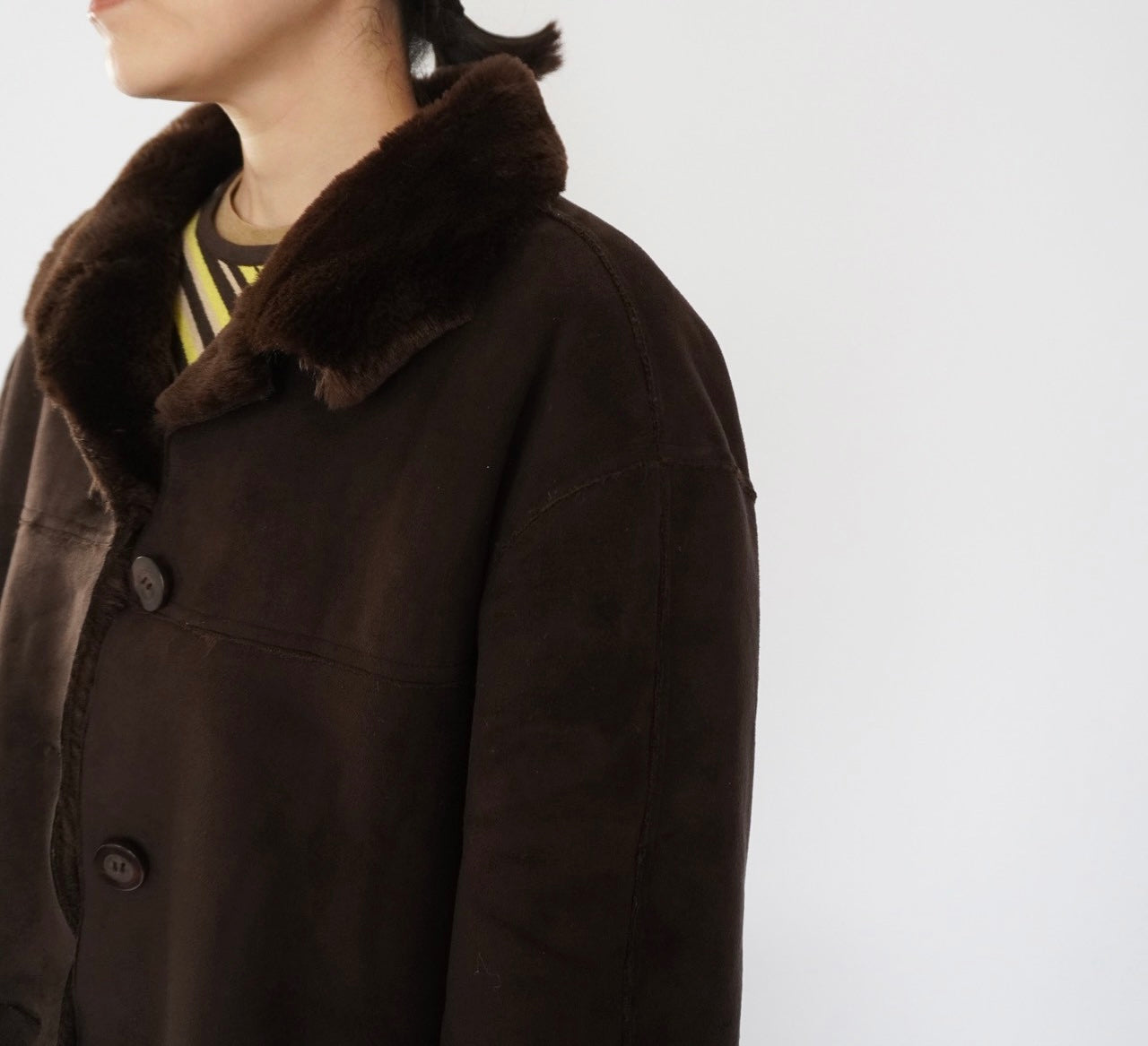 90s Faux Shearling Jacket