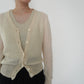 90s Ivory Knit Cardigan