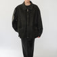 90s Leather × Nylon Jacket