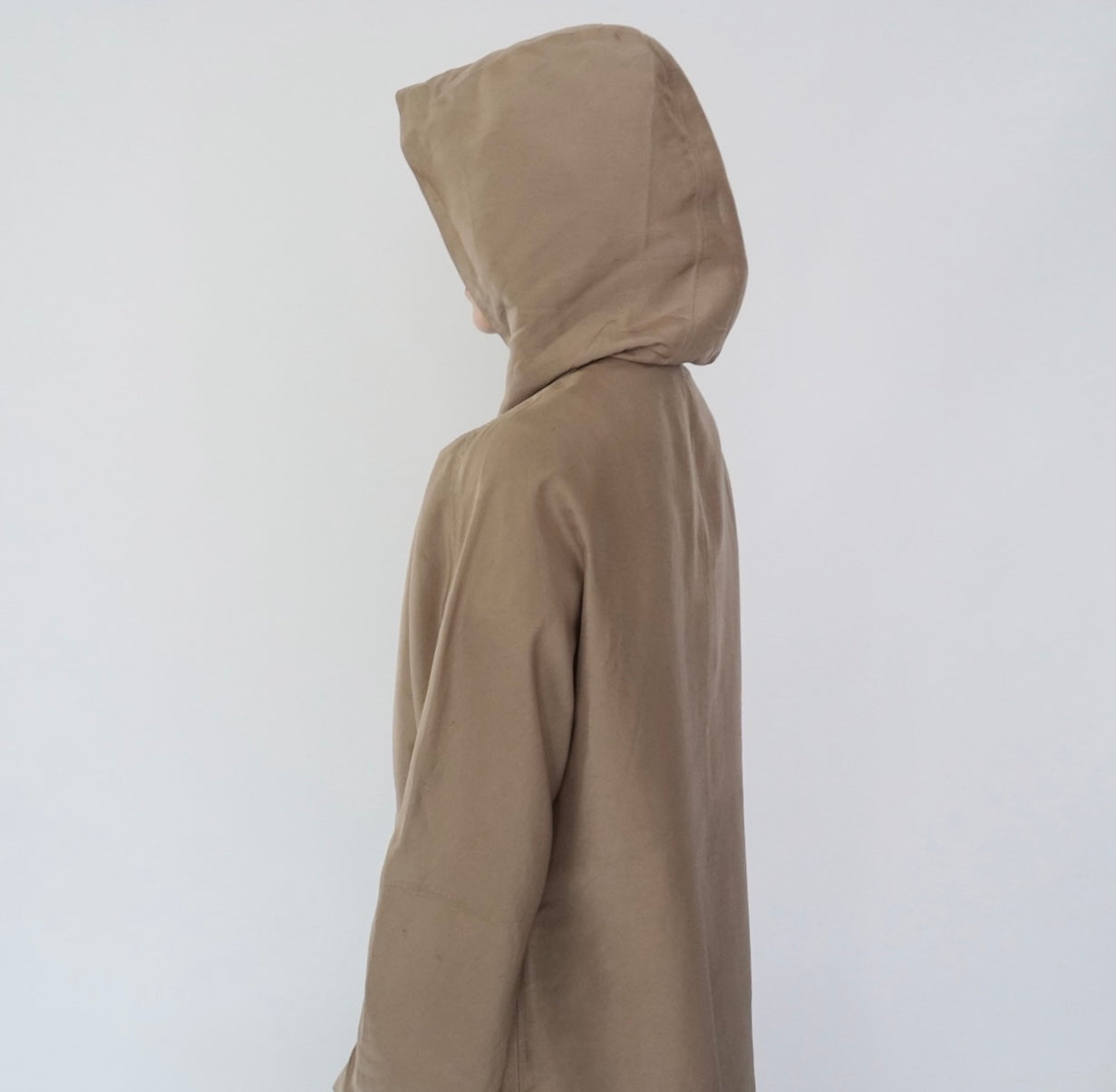 90s Hoodie Silk Blouse