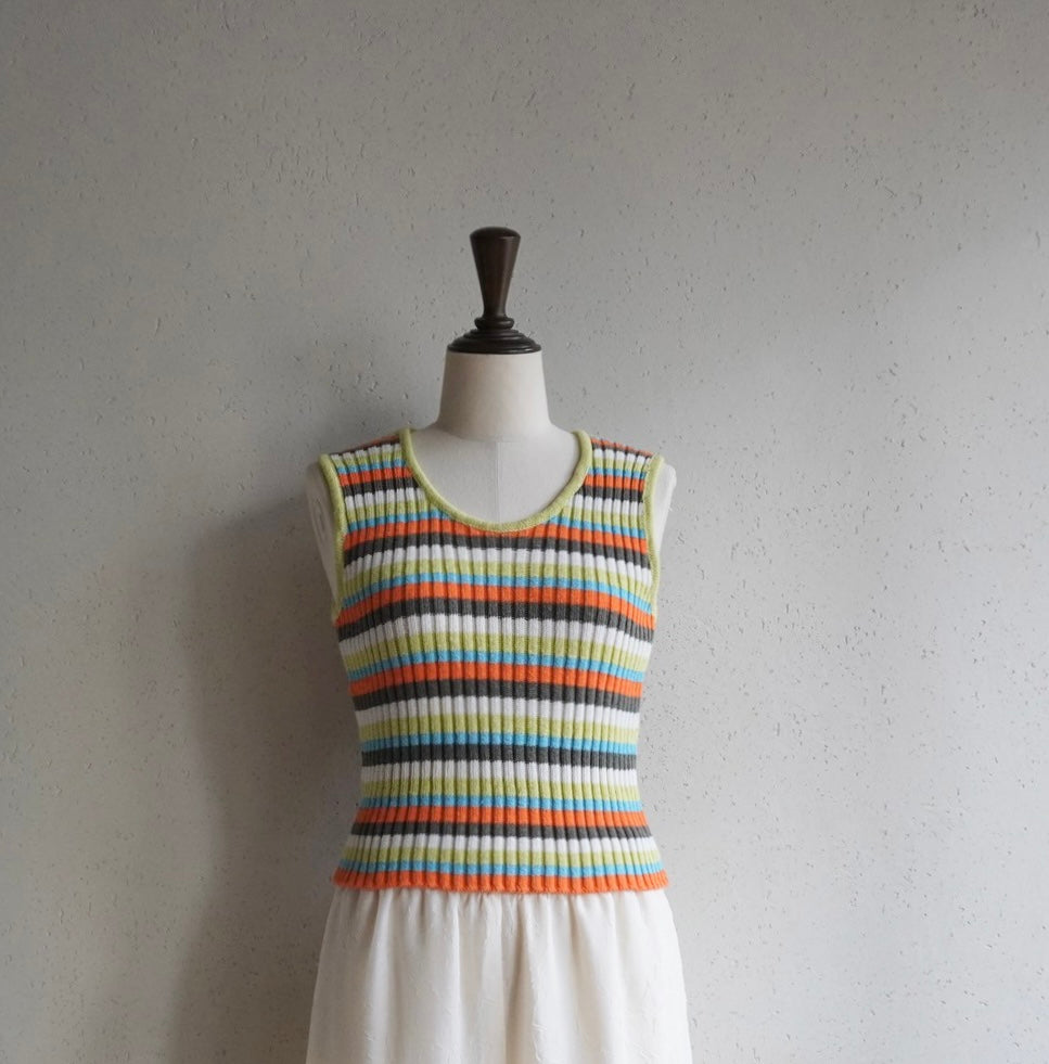 90s Multi Striped Top