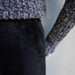 90s Velour Skirt Made in Italy