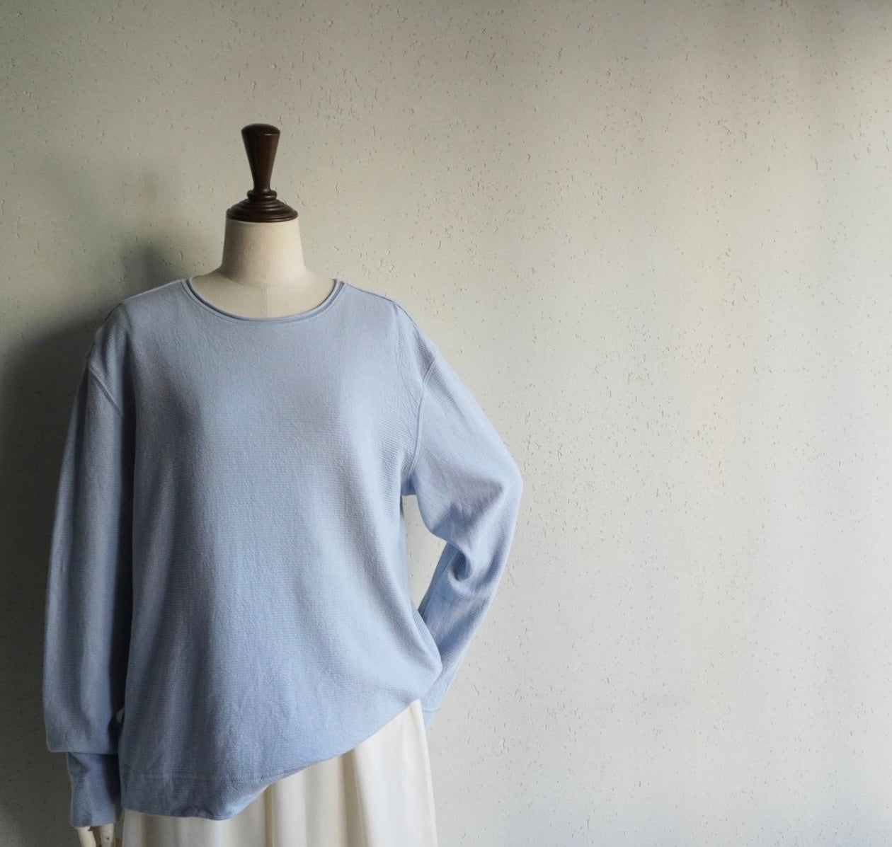 90s Light Blue Top