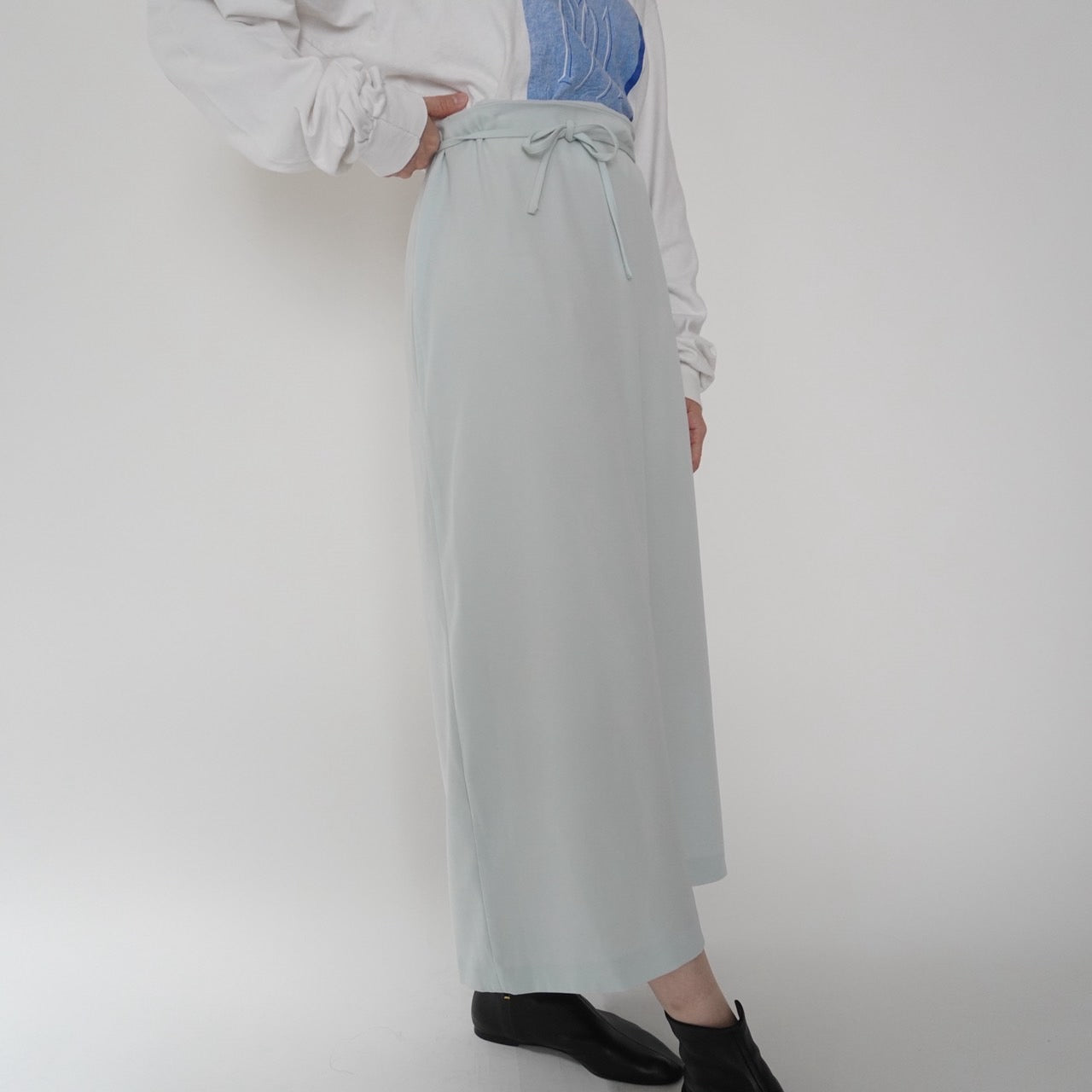 90s Light Blue Skirt
