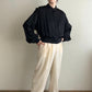 80s EURO Pleated Jacket Blouse