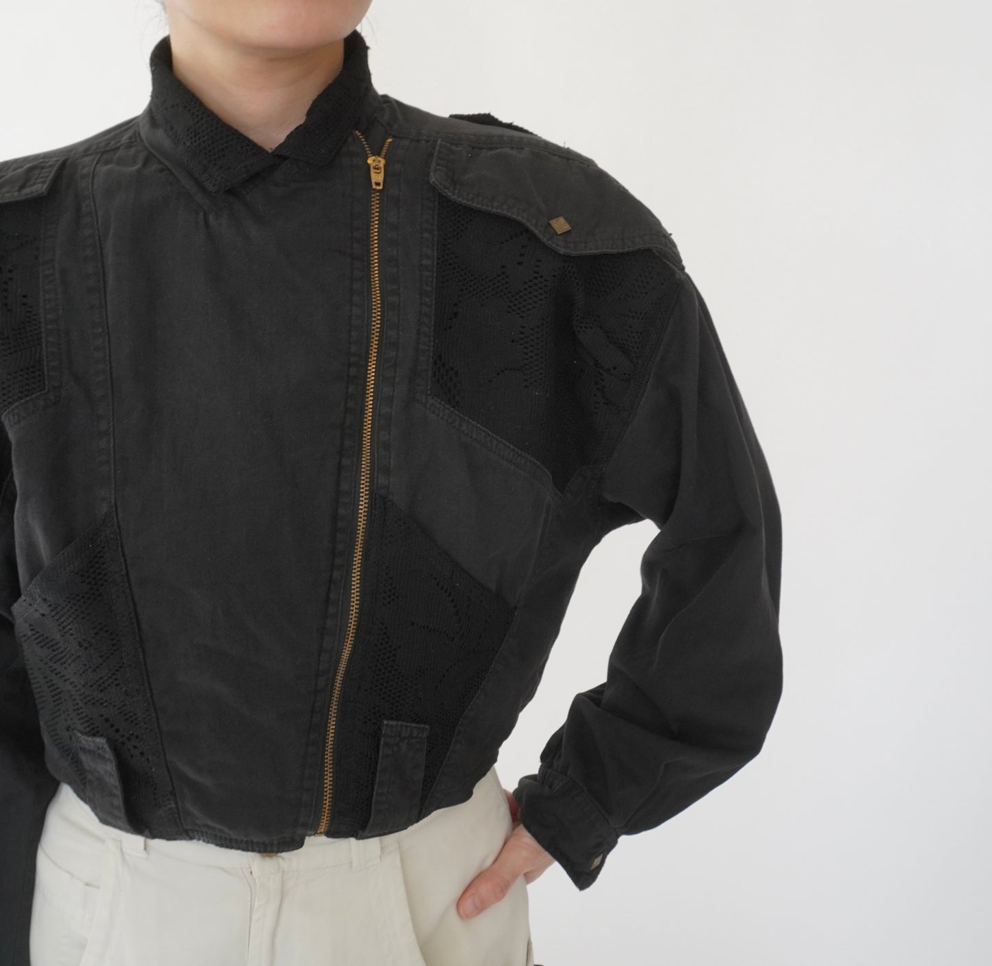 80s Lace Design Jacket