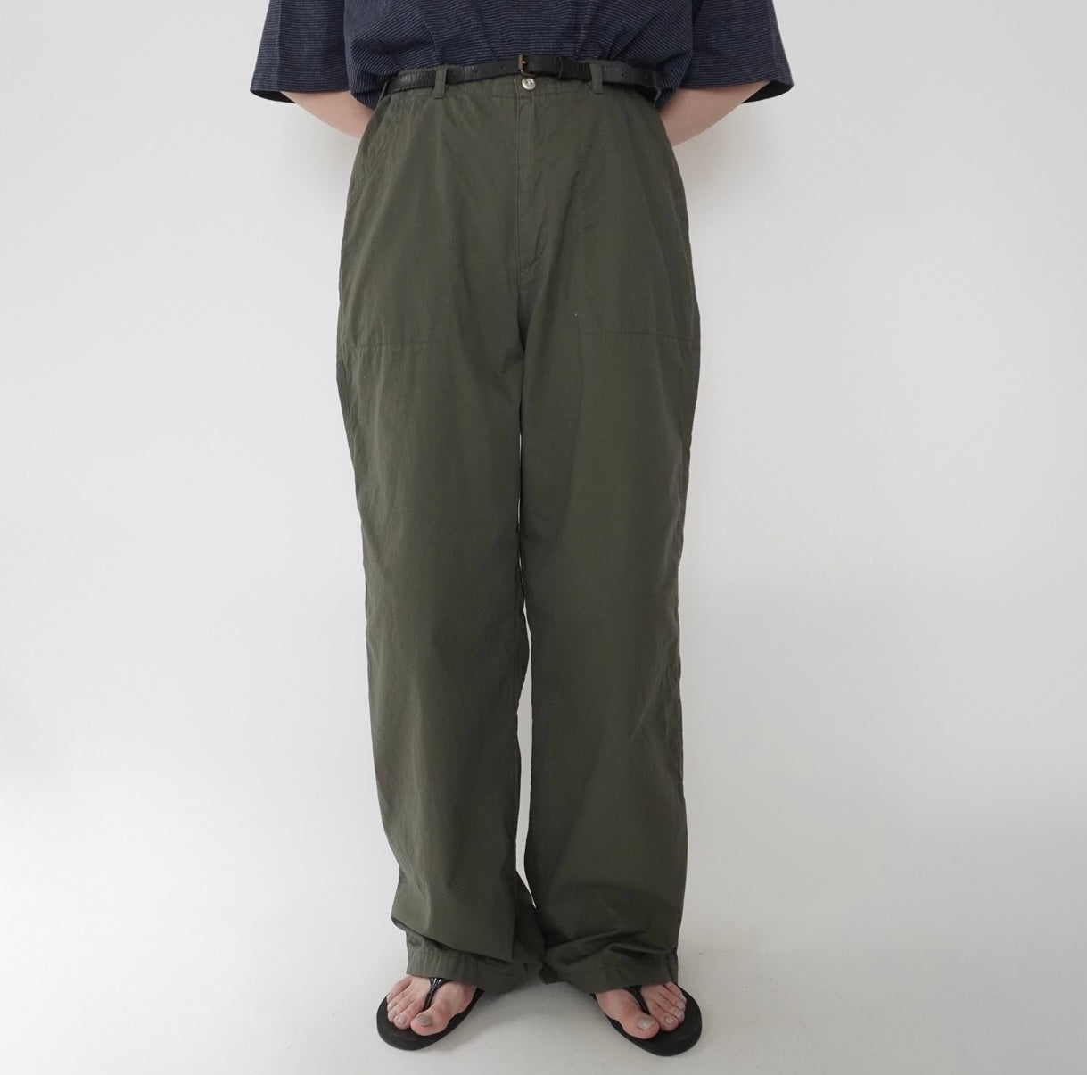90s Cotton Wide Pants