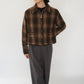90s Wool Shadow Plaid Jacket