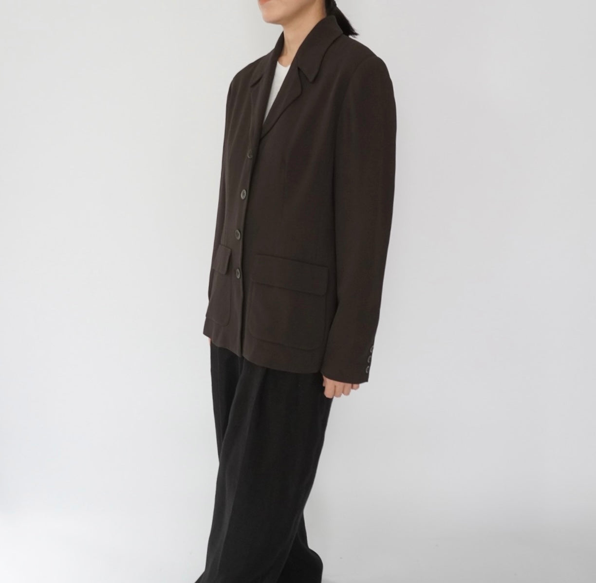 80s Brown Jacket Made in USA