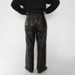 90s Black Leather Pants