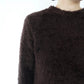 90s Brown Boa Top