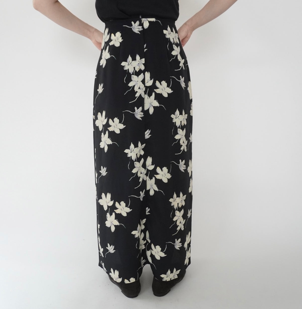 90s Flower Pattern Skirt Made in Canada