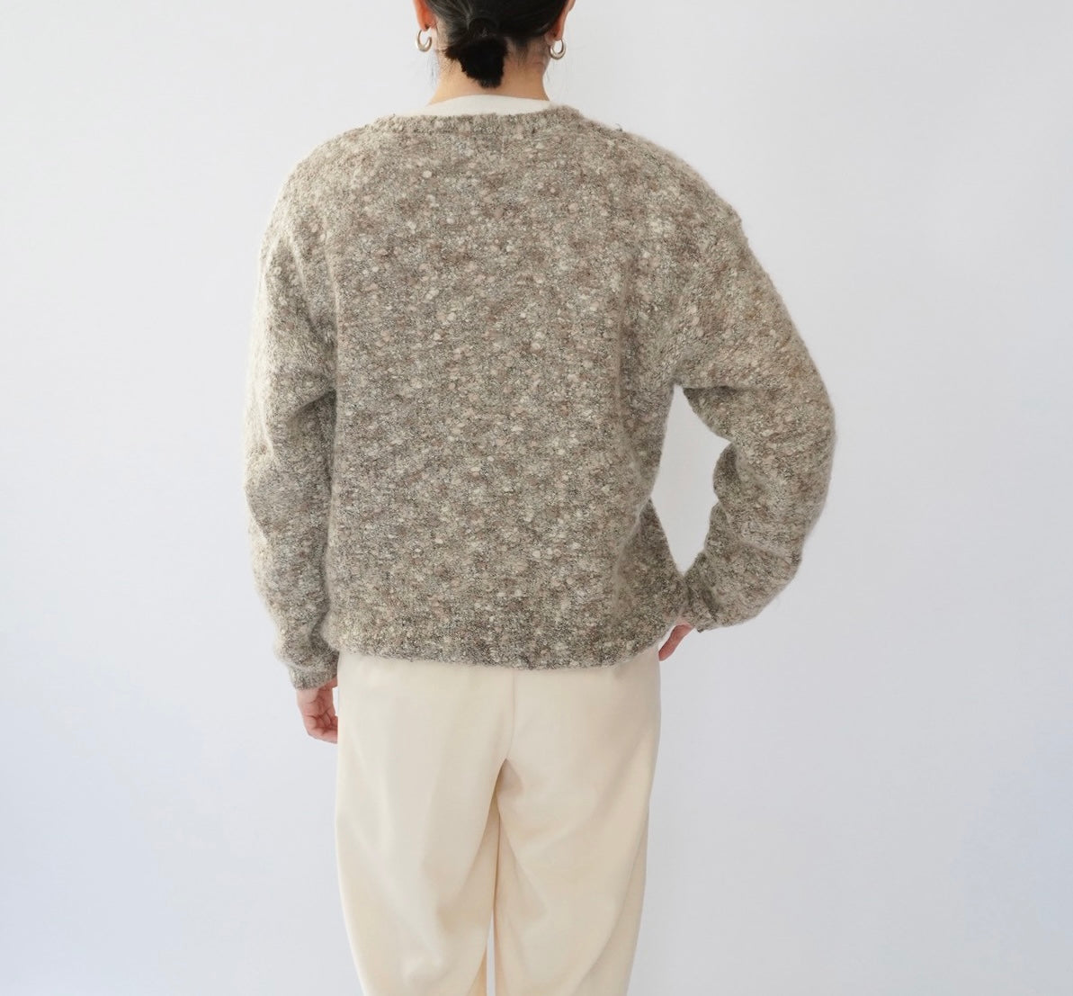 90s Mix Mohair Knit Cardigan