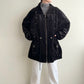 90s Black Velour Reversible Jacket