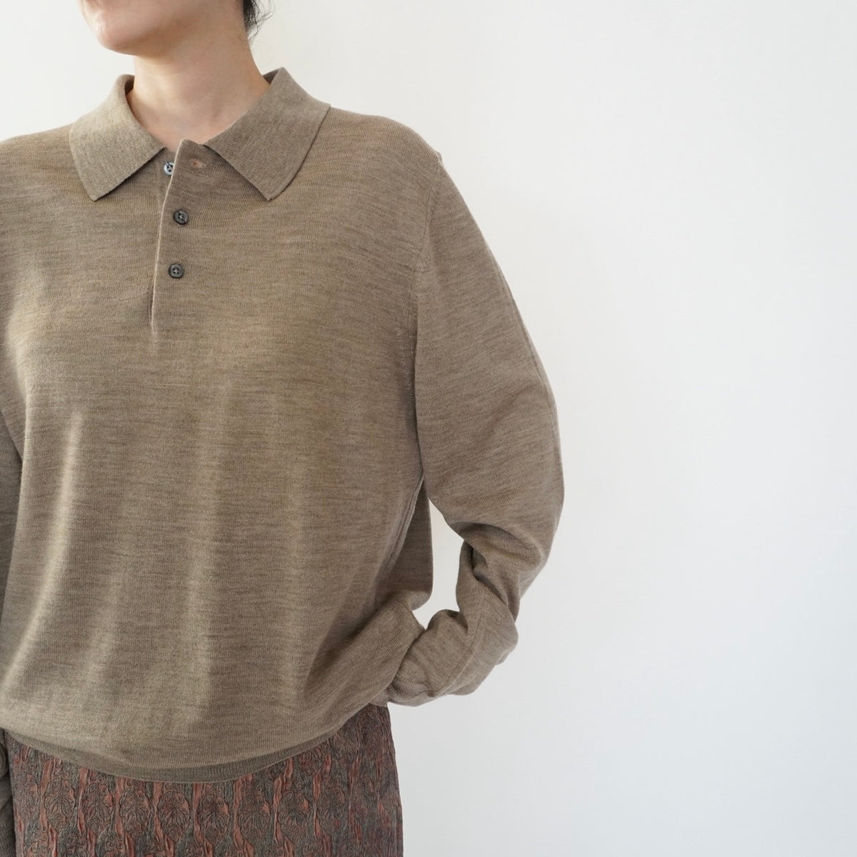 Merino Wool Knit Top