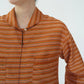 80s EURO Striped Blouse