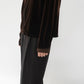 90s "J.CREW" Velour Zip Shirt
