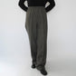 80s Wool High Waist Pants Made in USA