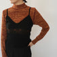90s Lace Design Mohair Camisole Top