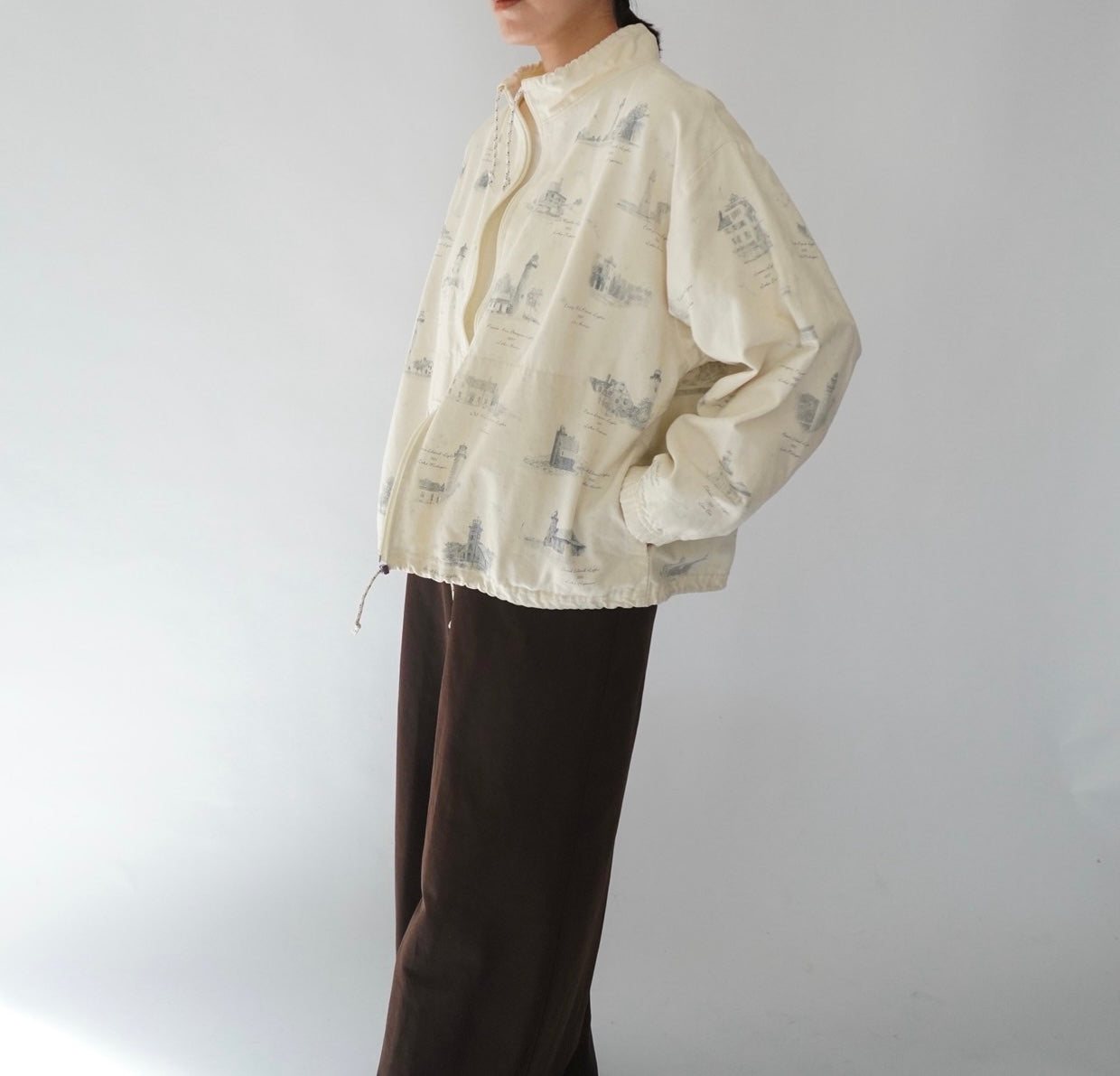 90s Printed Jacket