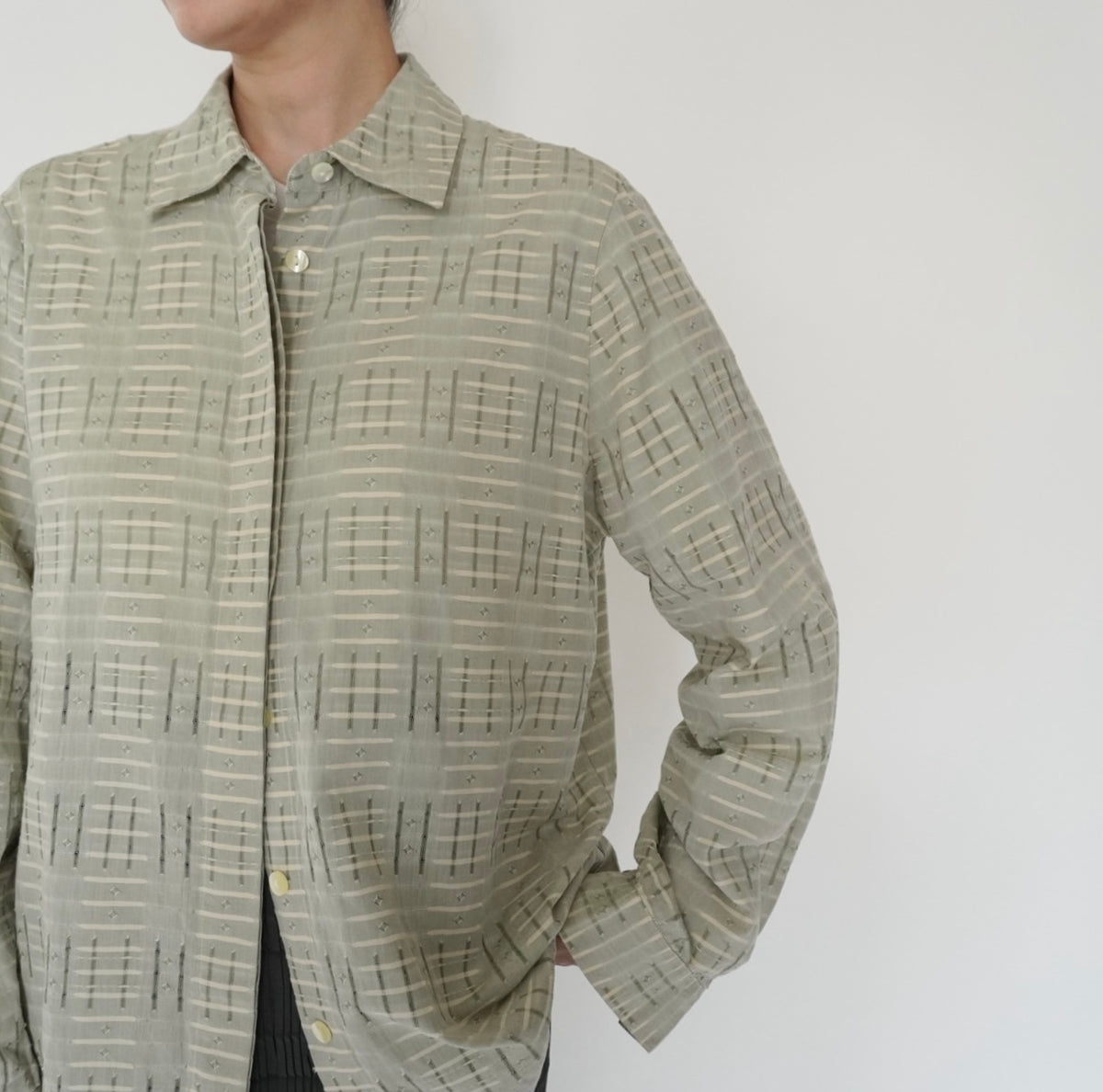 90s Pattern Shirt Made in Italy