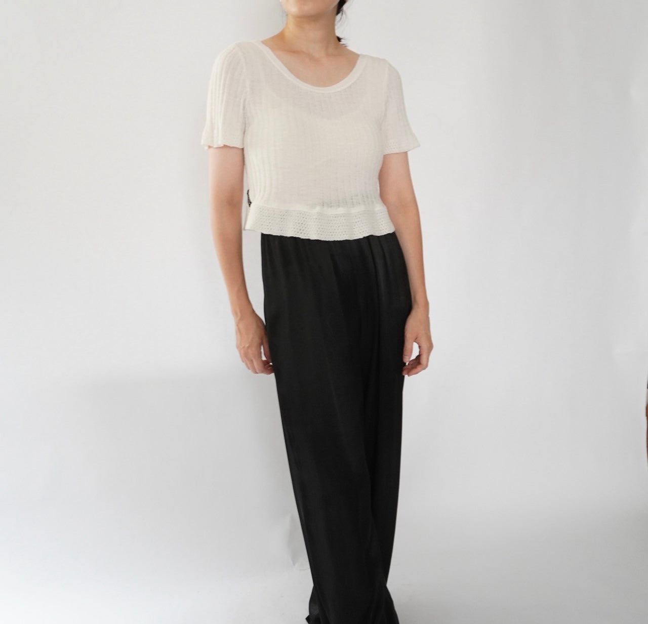 90s Ribbed Top Made in Italy