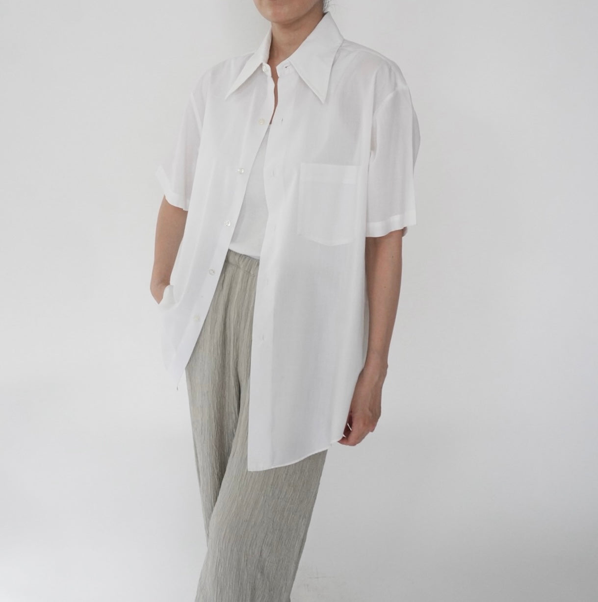 70s White Shirt