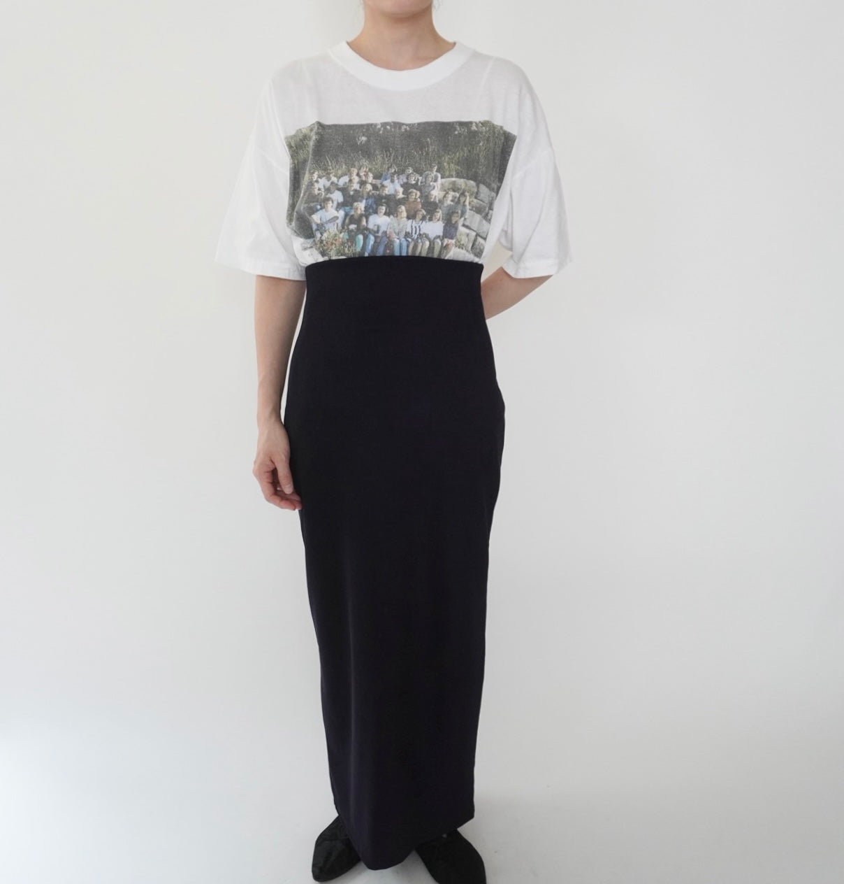 80s EURO Navy Skirt