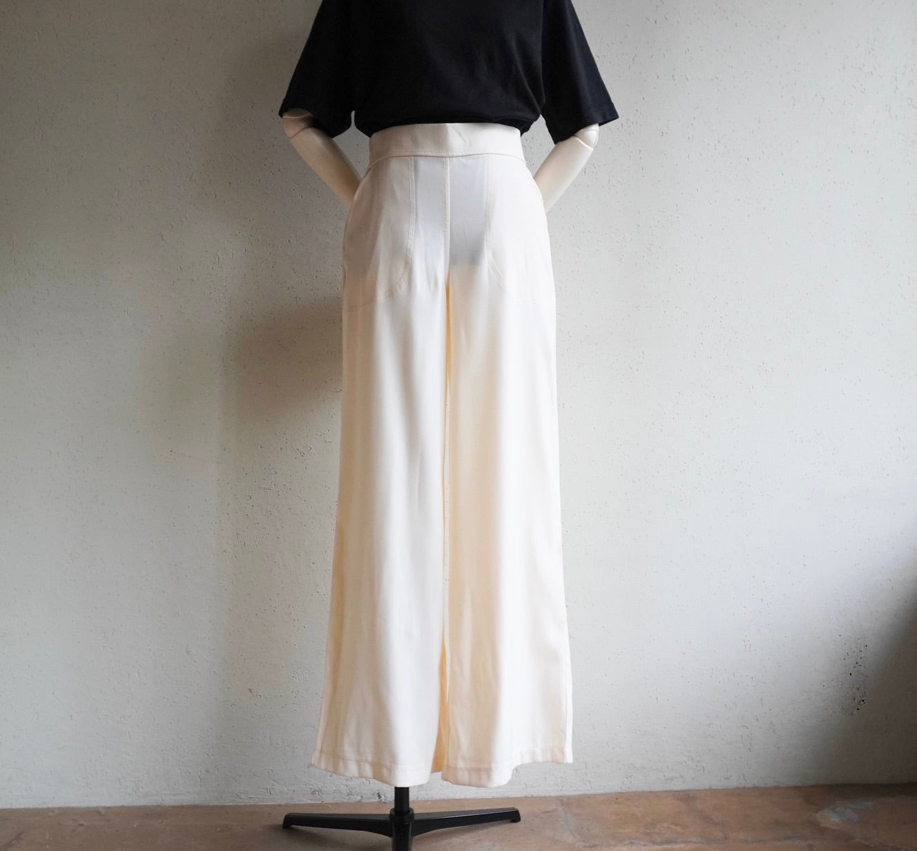 90s Ivory Wide Pants